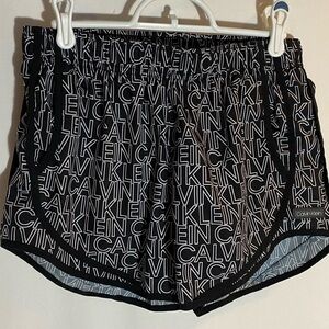 Calvin Klein Logo Athletic Shorts Size small EUC